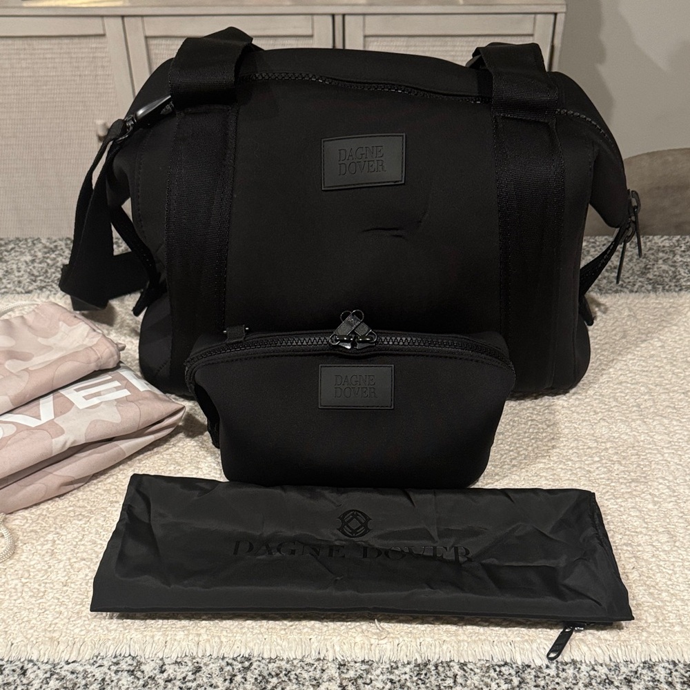 Dagne Dover Landon Carryall (Medium) and Hunter Toiletry Bag (Small)